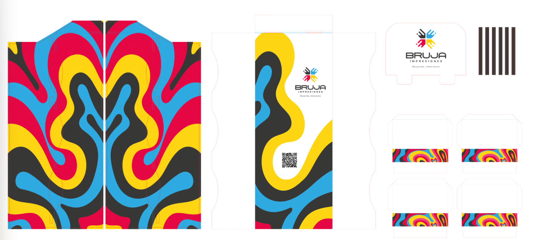 Mueble expositor catálogo Bruja Impresiones