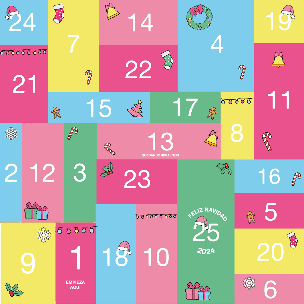 Calendario de adviento Blush Bar