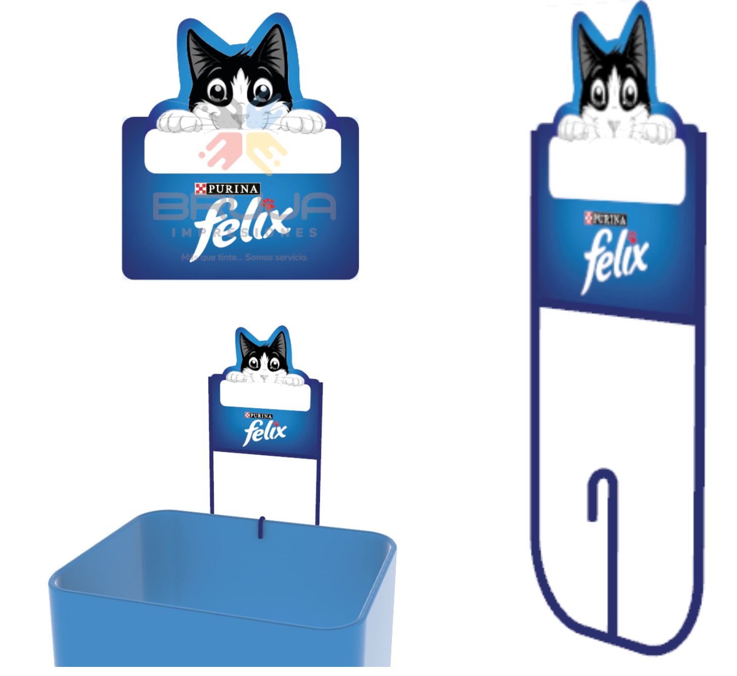 Portaprecios Purina Felix